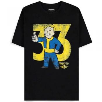 Black Fallout Vault 33 Rule of Thumb Shirt – XL, Pure Cotton