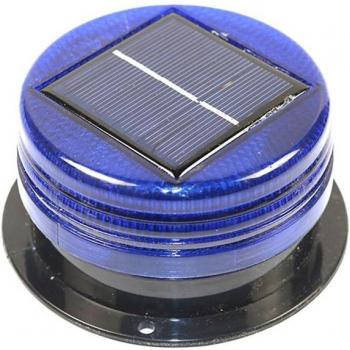 Luz de Advertencia Montada en Techo con Energía Solar