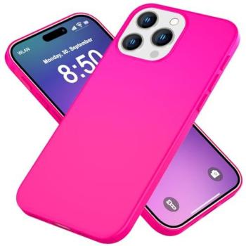 Nalia Neon Silikon Cover für Apple iPhone 16 Pro, Pink