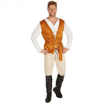 Brown Tectake Medieval Peasant Dress (Men) – XL