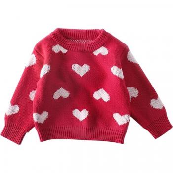 Knitted Baby Sweater for Girls
