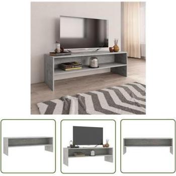 Mobilier de Salon Gris Béton 120x40