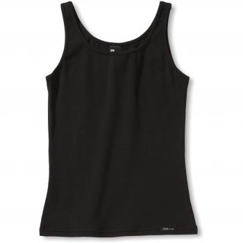 Skiny Mädchen Tank Top, Schwarz