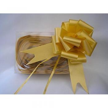 30 x Gold Floral Pull Bows