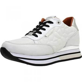 D21AP01 Scarpe Run – Zeppa in Pelle Bianca