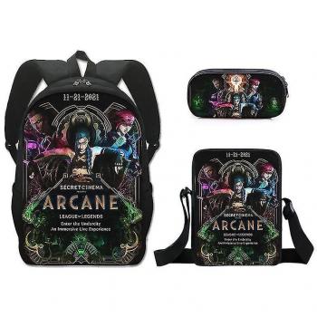 Arcane Jinx Mochila Tri-Pack con Estilo Anime
