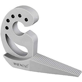 WENKO Multi-STOP® Klemmschutz, 11,8 x 7,7 x 2,5 cm, Grau