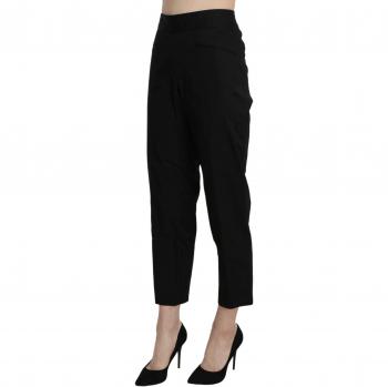 BENCIVENGA High Waist Straight Cropped Dress Pants