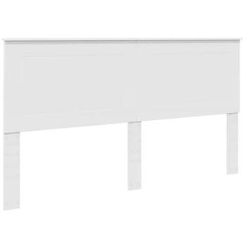 Tête de lit design simple – VidaXL – Bois d’ingénierie – Blanc – 183×7×100 cm