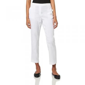 White Theory Good Linen Pull-On Pants Women Size 4