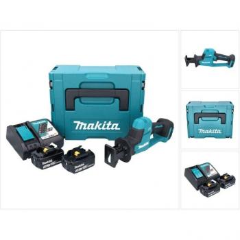 DJR 189 RMJ PowerSega 18 V Brushless – Pacchetto 2×4,0 Ah + Caricatore Makpac