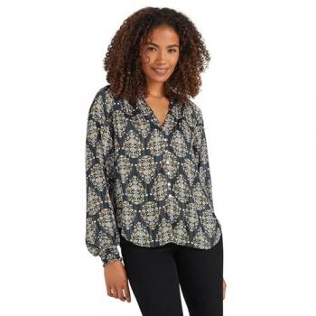 M & Co Rayure Céleste Chemise 40 Bleu