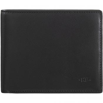 Cartera de cuero nappa para hombre con diseño elegante