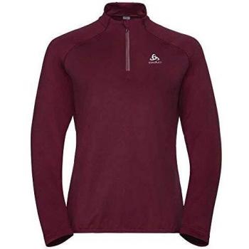 Odlo Jersey Ligero Carve 1/2 Zip, Mujer, 541791, Rojo