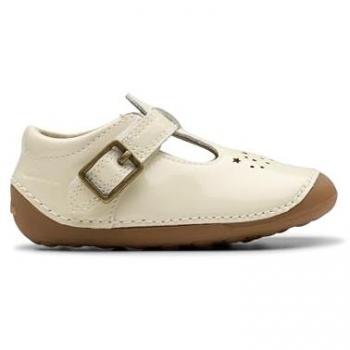 Toddler White Prewalker – Clarks 4G Wide