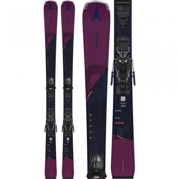 Atomic Cloud Q9 RP+M10 GW Alpine Skis Pack – 169 cm Unisex (Black/Berry)