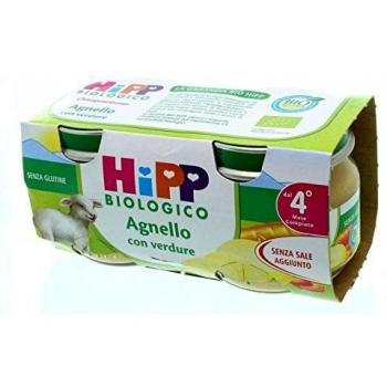Agnello Con Verdure HiPP 2x80g