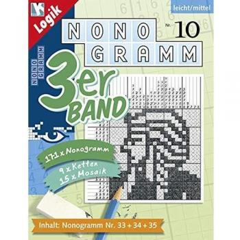 Nonogramm 3er-Band Nr. 10: Rätsel fürs Auge