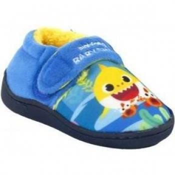 Baby Shark Boys' Slippers Size 9 UK Blue
