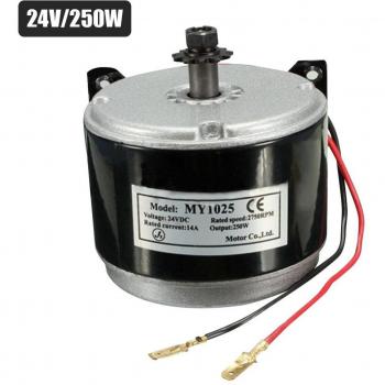 24V 250W DC Motor with Reverse Twist Throttle for Scooters
