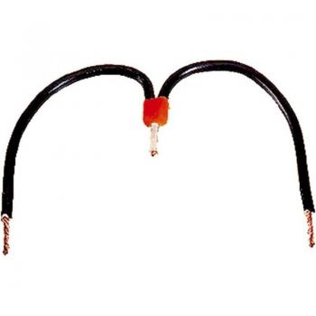 Lappkabel AHI-TWIN Embout 1 mm² x 8 mm rouge