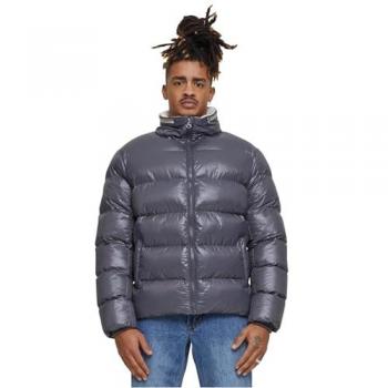 Plumífero lila oscuro con cuello de cremallera Urban Classics