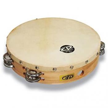 Tambourin 10 CP380 double rangée en bois