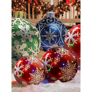 Bola de Juguete Navideño Grande sin Luz, 60 cm
