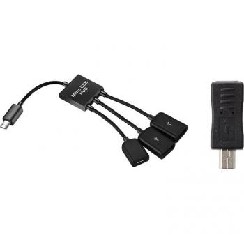 Mini USB Male to Micro USB Female Adapter