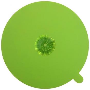 11 cm Colorful Silicone Cup Cover with Diamond Handle
