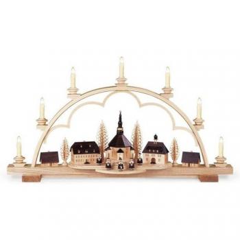 Schwibbogen Seiffener Dorf aus Holz