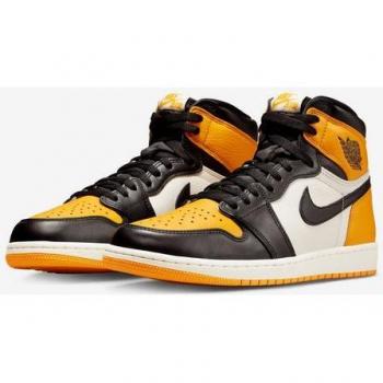 Jordan Retro High OG Yellow-Toe Sneaker – Men’s – Multicolored – UK 3½