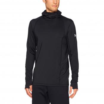 Under Armour Coldgear Reactor Run Balaclava Top Termico Uomo Nero (Nero/Nero) M