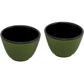 Bredemeijer Xilin INBG004GR, Tetera, Hierro Fundido, Verde, 2 Unidades