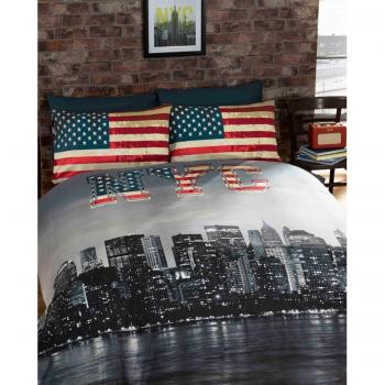 New York City Skyline Duvet Cover Set