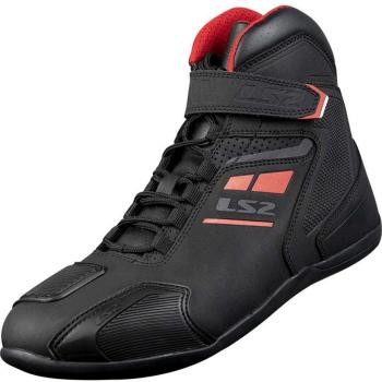 Garra Moto LS2 Perforé Noir Rouge 39