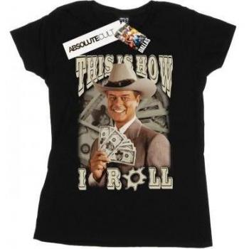 Tee Donna Dallas “I Roll” Nera