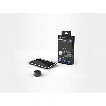 Shapeheart miroir magnétique pour scooter avec support smartphone Noir M