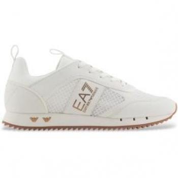 Chaussures de sport EA7 Emporio Armani Noir et Blanc avec Lacets Dorés – Taille 44 (2/3)