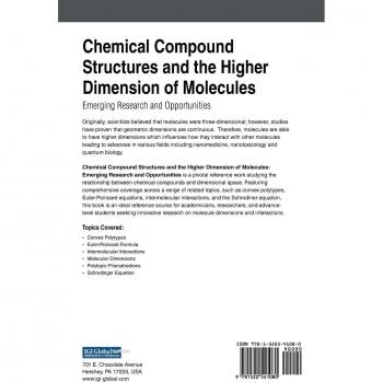 Chemical compound structures and the higher dimension of molecules hardcover