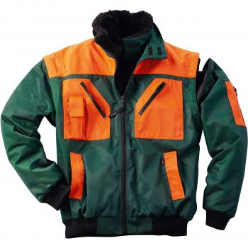 Elutex Nevada Pilotenblouson 4-in-1, M, Grün/Orange – Artikel 9081