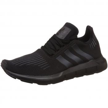 Schwarzer adidas Swift Run Unisex Laufschuhe – Utility Core, Größe 38 EU