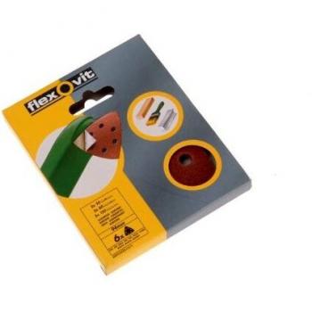 Flexovit Delta Hook & Loop Sanding Sheets 94mm Assorted (Pack 6) FLV26505