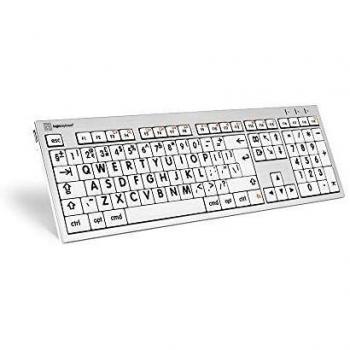 Logikey Office USB QWERTY Keyboard LKB‑LPRNTBW‑CWMU‑UK (UK English) – White Edition