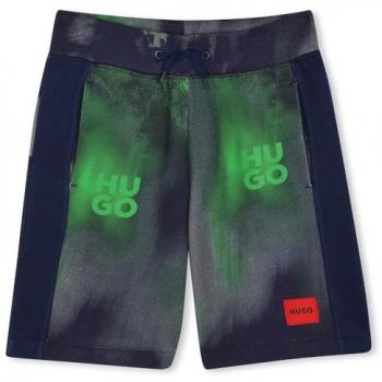 Hugo Bermuda Jogging Garçon 8 ans Vert