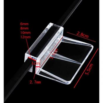 Acryl Clips für Aquarienabdeckungen 6/8/10/12mm