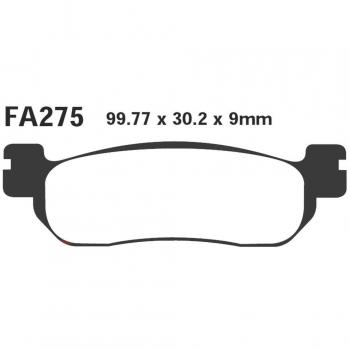 Plaquettes de Frein EBC Brakes SFA275 3‑Pcs Pack