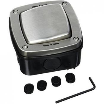 Dual-Channel 20A Weatherproof Decorative Switch