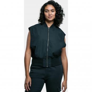 Gilet Urban Classics Bomber Riciclato Nero 4XL