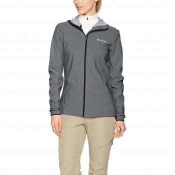 Columbia Veste Softshell Femme, Heather Canyon, Capuche, Noir, XS